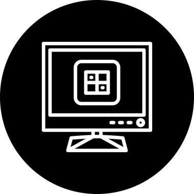 Tv Değiştirme Gelişmiş Yaratıcı Arayüz Grafiksel Şekli