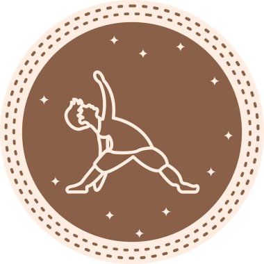 Genişletilmiş Üçgen Dengeli Düz Modern Tasarım Elementi