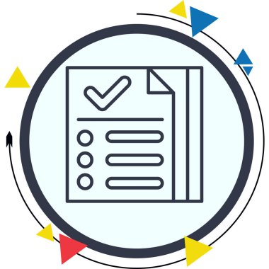 Onaylanmış Belgeler Yüksek Çözünürlüklü Minimum Vektör Tasarımı