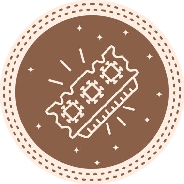 Rastgele Erişim Belleği Ayrı Modern Dijital Tasarım Elemanı