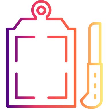 Kesme Tahtası Zarif Çağdaş Dijital Grafik Özelliği