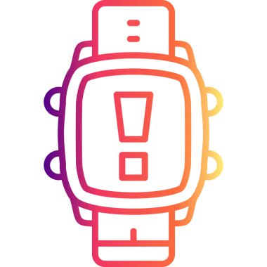 Uyarı Ağ ikonu vektör illüstrasyonu