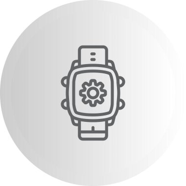 Akıllı Saat Profesyonel Temizlik Arayüzü Grafik Özelliğini Ayarlıyor