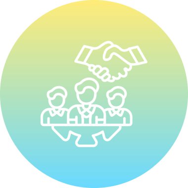 takım web simgesi vektör illüstrasyonu