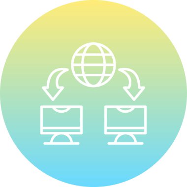 Ağ Bağlantısı Zarif Modern Markalaştırıcı Varlığı