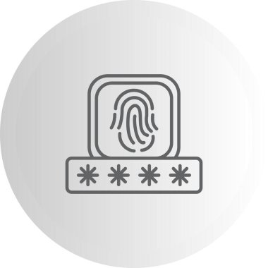 Biyometrik Tanıma Dinamik Sofistike Düz Sanat Düzeni