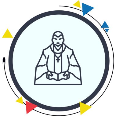 Rahip Seçkin Markalaştırma Vektör Varlığı