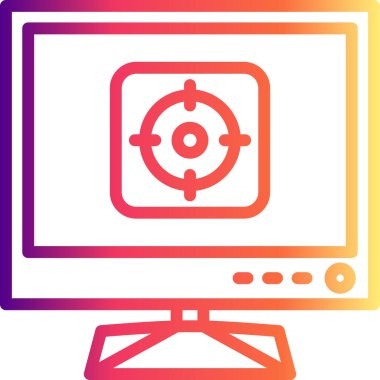 hedef web simge vektör çizim