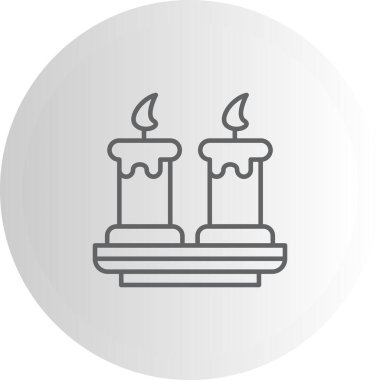 mum ağ ikonu vektör illüstrasyonu