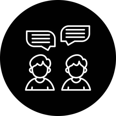 İletişim web simgesi vektör illüstrasyonu