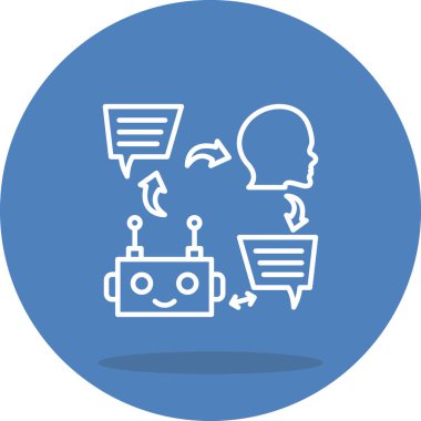 Chatbot Modern Markalaştırma Vektör Varlığı