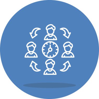 Son teslim tarihi web simgesi vektör illüstrasyonu