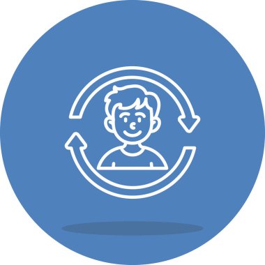 Web simgesi vektör illüstrasyonunu tazele