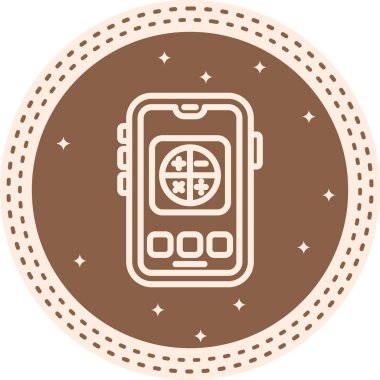 Mobil Hesaplayıcı Dengeli Düz Sanat Özelliği