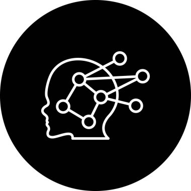 Neural Network Balanced Professional Branding Graphic Symbol