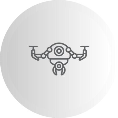 Drone Teslimatı Modern Yaratıcı Vektör Varlığı