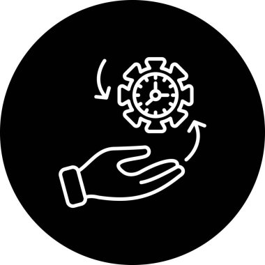 Zaman Yönetimi Stili Düz Kullanıcı Arayüzü Özelliği