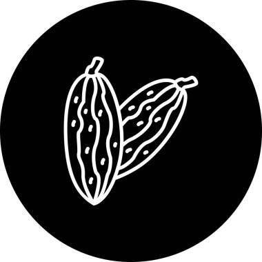 Acı Kabak Eşsiz Yenilikçi Dijital Grafik Sembolü