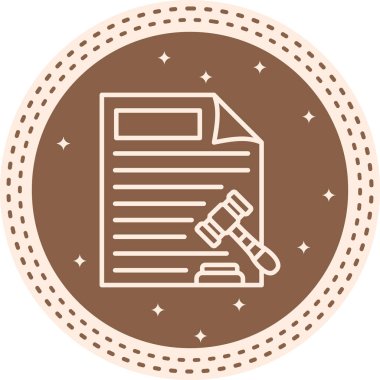 Hukuk Dosyası Yüksek Kaliteli Özel Vektör Tasarımı