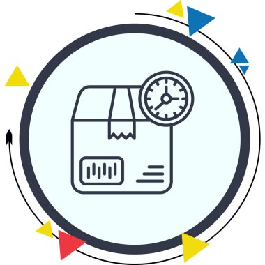 Zaman Profesyonel Temiz Düz Grafik Özelliği