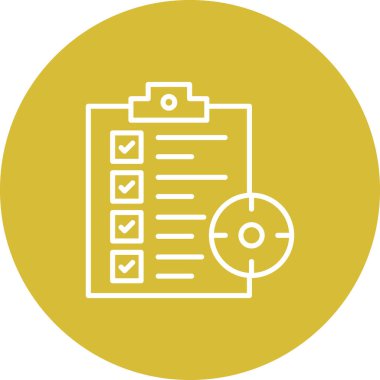 Planlayıcı Web simgesi vektör illüstrasyonu