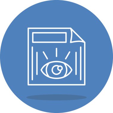 Simge vektör illüstrasyon tasarımını gözden geçir