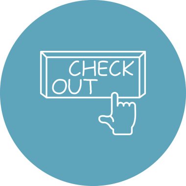 Parmak Tuşu Yaratıcı Fonksiyonel Web Grafiksel Sembolüne Bak