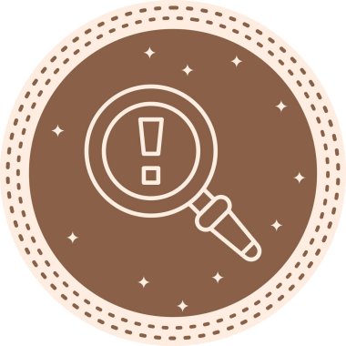 Risk simgesi vektör illüstrasyon tasarımı