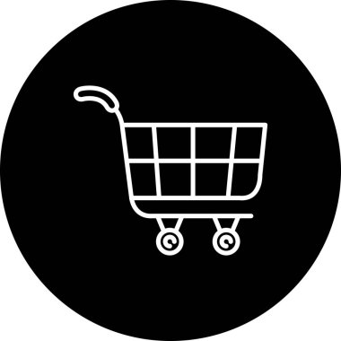 Alışveriş Arabası Stili Düz Kullanıcı Arayüzü simgesi