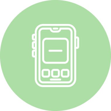 Mobil Çıkart Eşsiz Yenilikçi Dijital Grafik Sembolü