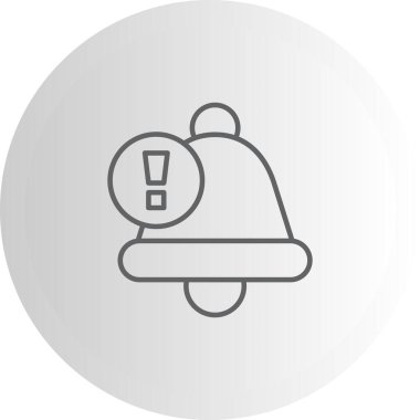 Uyarı Ağ ikonu vektör illüstrasyonu