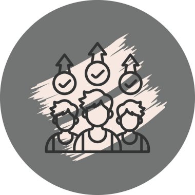 Yetenek Geliştirme web simgesi vektör çizimi