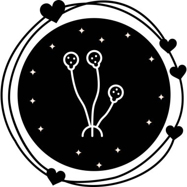 Rhizopus web simgesi vektör çizimi