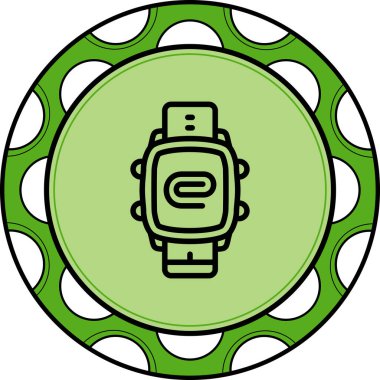 Akıllı Saat Eklentisi Modern Soyut Yaratıcı Tasarım Varlığı