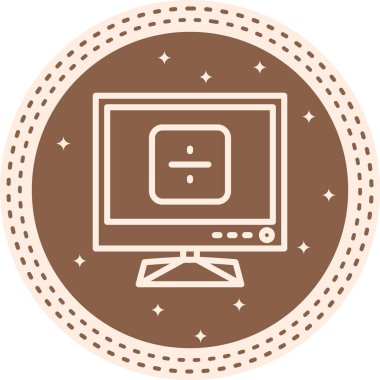 Web simgesi vektör illüstrasyonunu böl