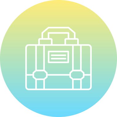 Evrak Çantası'nı web simge vektör çizim