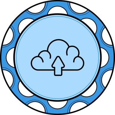 Simge vektör illüstrasyon tasarımı yükle