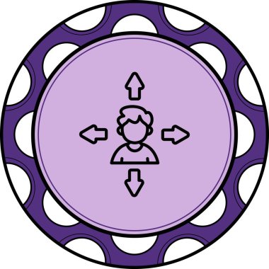 Nüfus web simgesi vektör illüstrasyonu