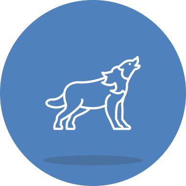 Kurt simgesi vektör illüstrasyon tasarımı