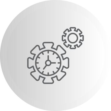 Efficiency web icon vector illustration