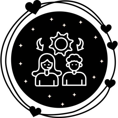 crm web simgesi vektör çizimi