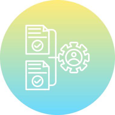 yönetim web simgesi vektör illüstrasyonu