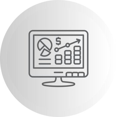 Alternatif Yatırımlar web simgesi vektör illüstrasyonu