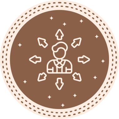 Kişisel Farkındalık Ağı vektör çizimi