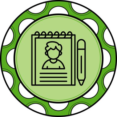 Değerlendirme web simgesi vektör illüstrasyonu