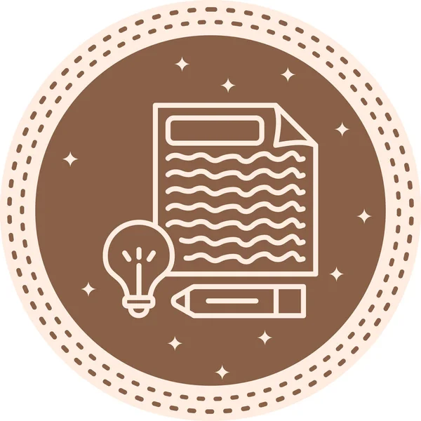 Yaratıcı Yazma Stili Özel Vektör Tasarım Varlığı