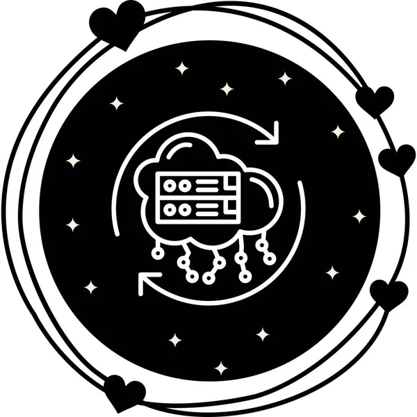 Bulut Yedekleme Yaratıcı Yüksek Çözünürlüklü Grafik Elementi