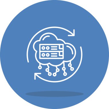 Bulut Yedekleme Yaratıcı Eşsiz Ürün Tasarım Elemanı