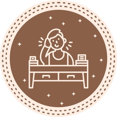 Odaklanmamış web simgesi vektör illüstrasyonu