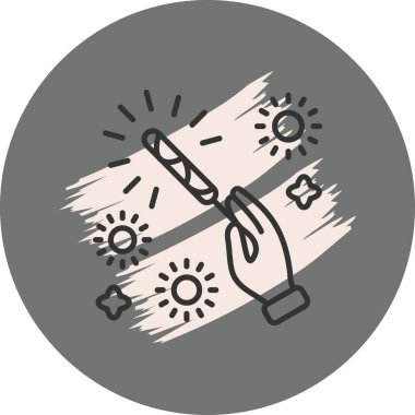 El Havai fişeği Sopası Profesyonel Yaratıcı Sanat Nesnesi